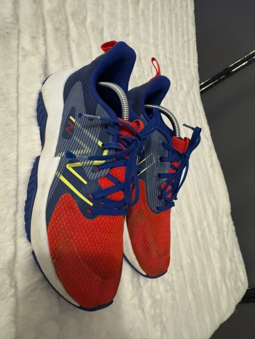 Men's Athletic Running Shoes Blue Red Size 5.5 US 38 EU